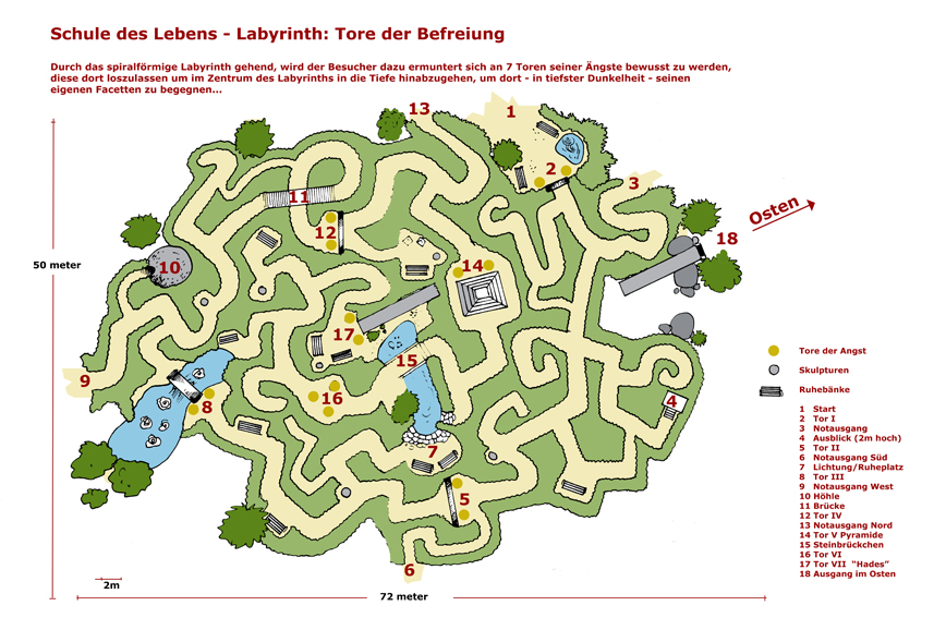 Schule des Lebens Labyrinth Grundriss xs